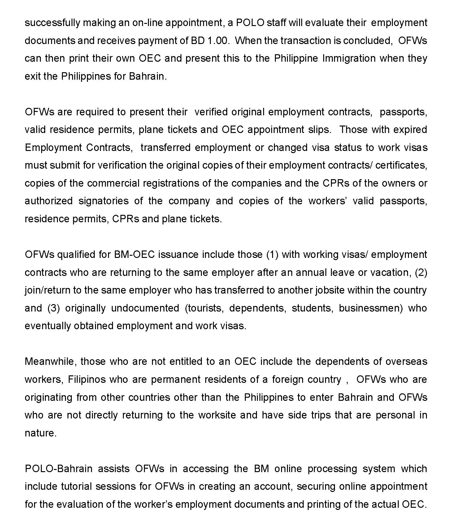 1 AAV 021 2018 POLO Bahrain Resumes OEC Issuance Page 2