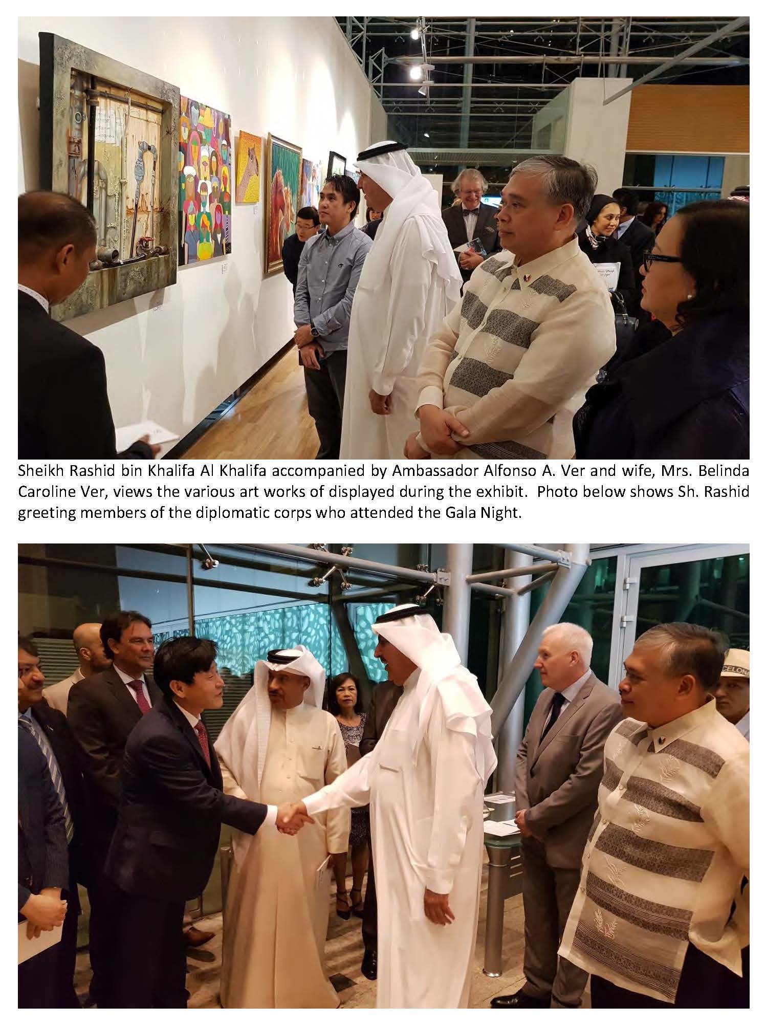 1 PR AAV 026 2018 Phil. Embassy holds Gala Night for the All Filipino Exhibit Bahrain Through Our Eyes Page 2