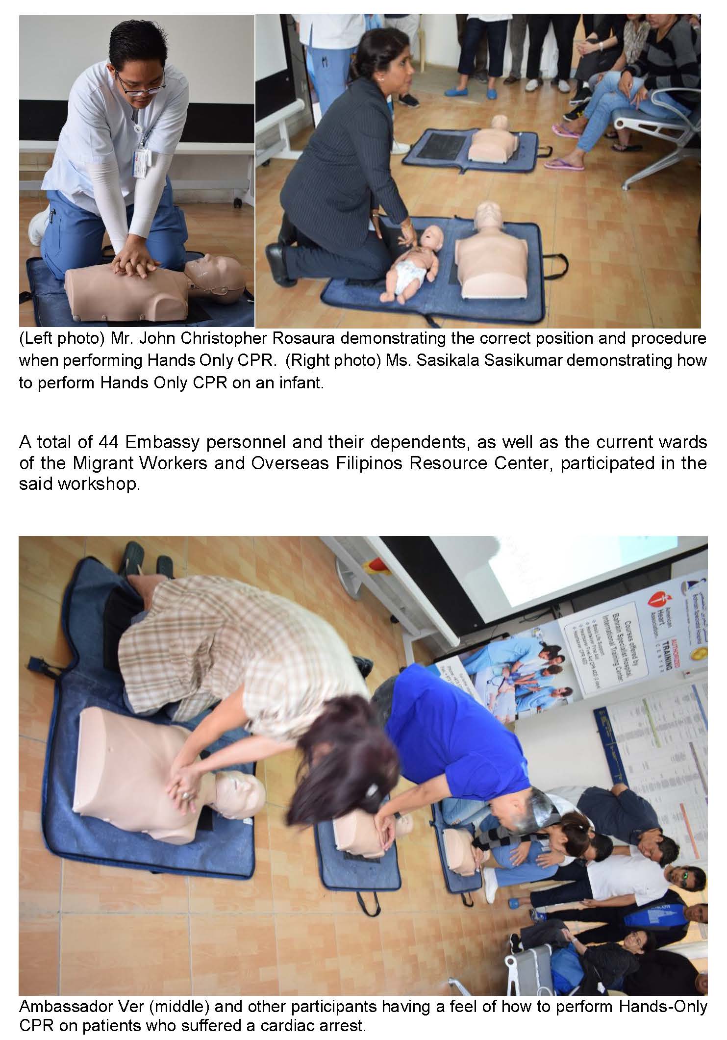 1PR AAV 015 2019 Workshop on Hands Only CPR Page 2