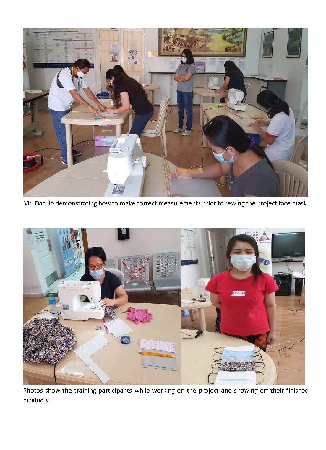 PR AAV 018 2020 FACEMASK MAKING TRAIING FOR MWOFRC WARDS Page 2