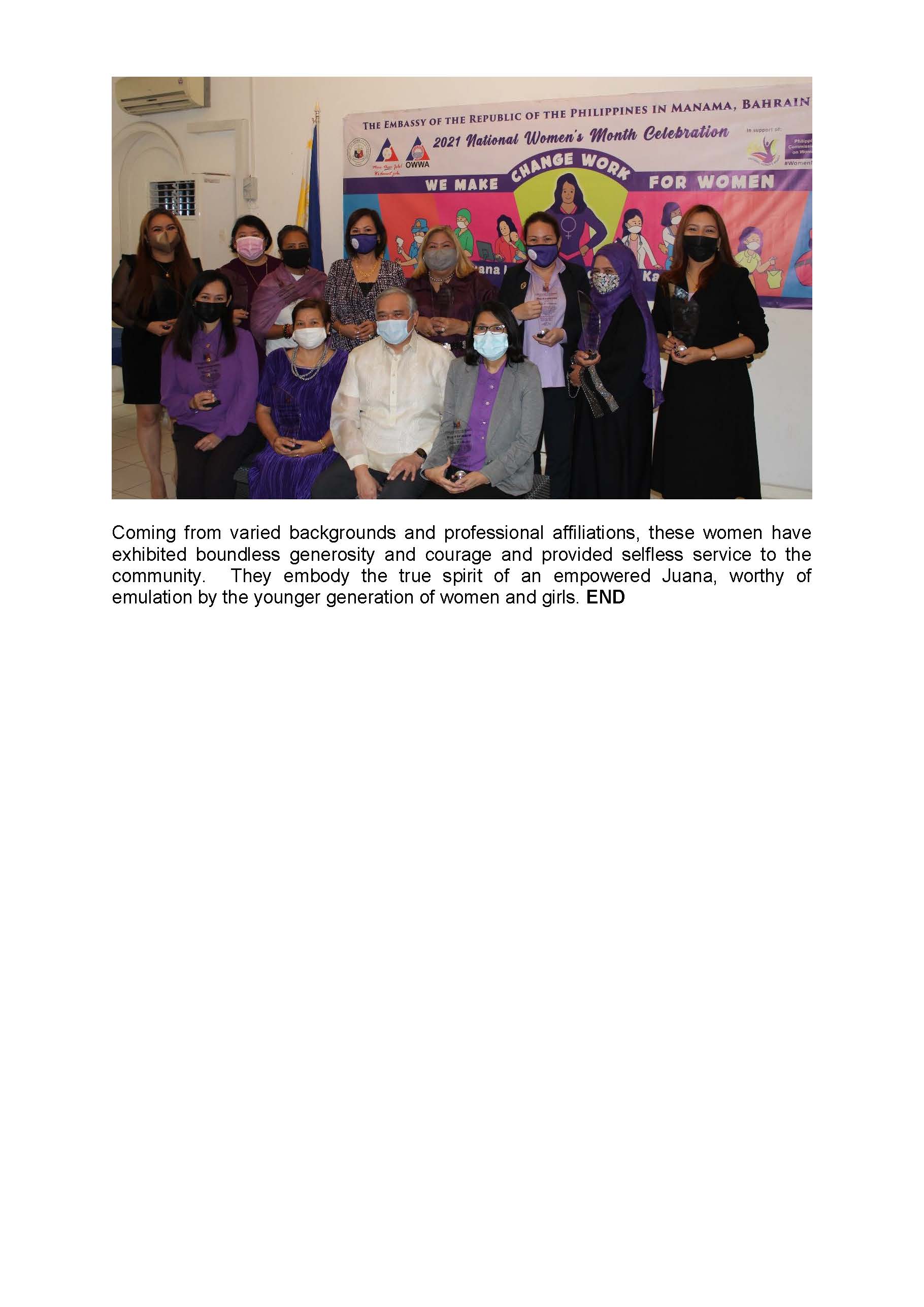 PR AAV 005 2021 Juana Laban sa Pandemya Kaya Online Campaign Recognizing Women Leaders Page 2