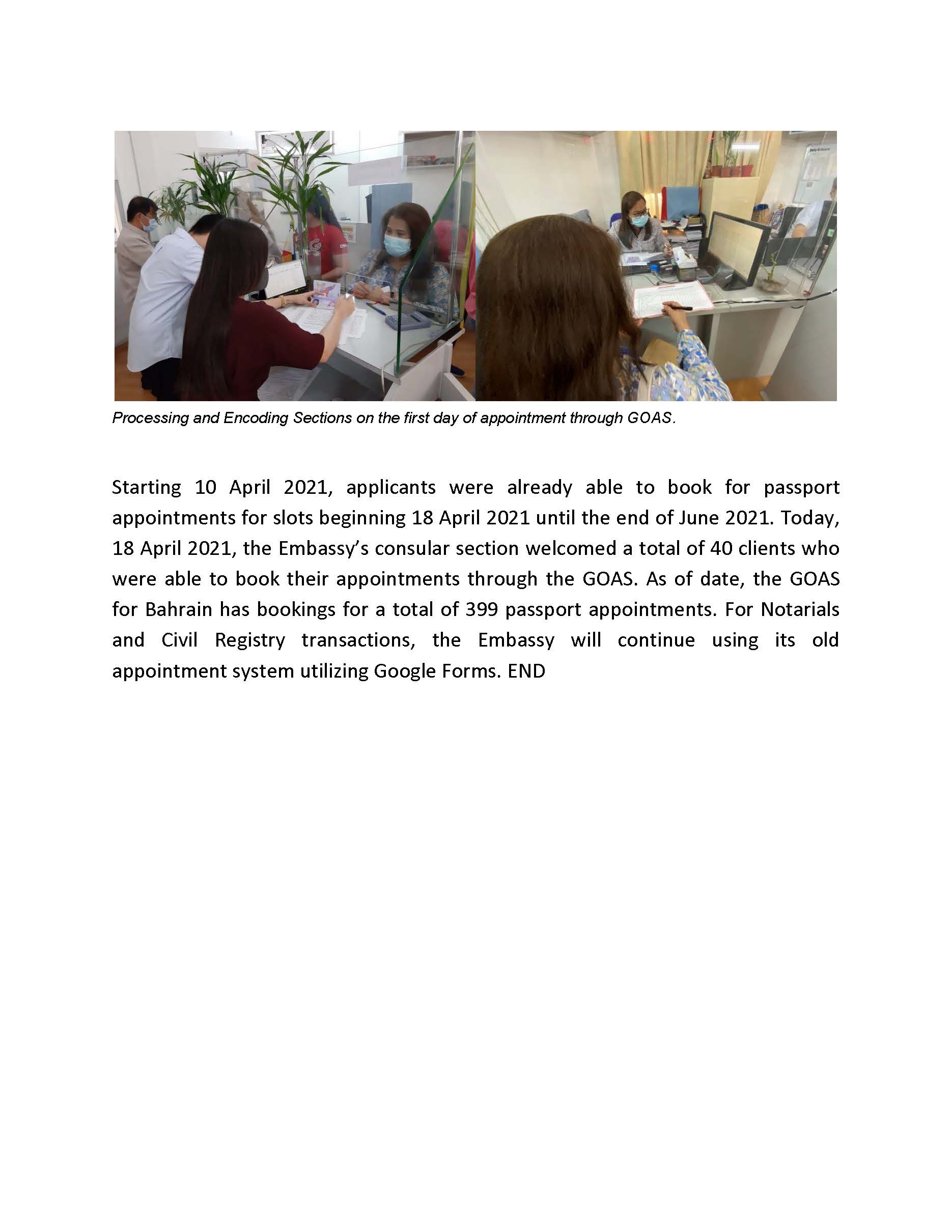 PR AAV 008 2021 PHL EMBASSY IN MANAMA LAUNCHES THE GLOBAL ONLINE APPOINTMENT SYSTEM GOAS FOR PASSPORT SERVICES Page 2