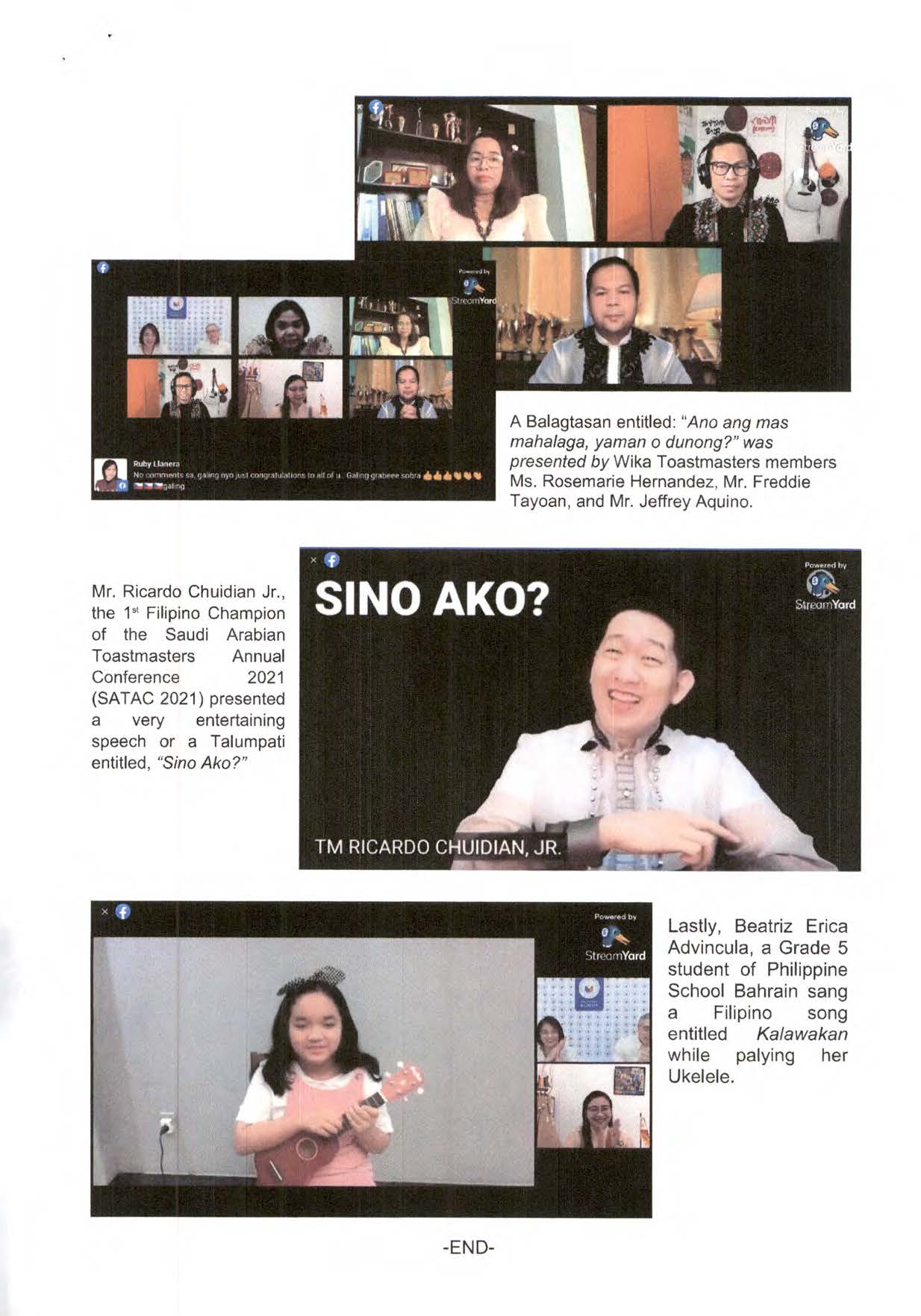 PR AAV 020 2021 BUWAN NG WIKANG PAMBANSA AGOSTO 2021 KUWENTUHAN BALAGTASAN AT MUSIKAHAN SA PASUGUAN Page 3
