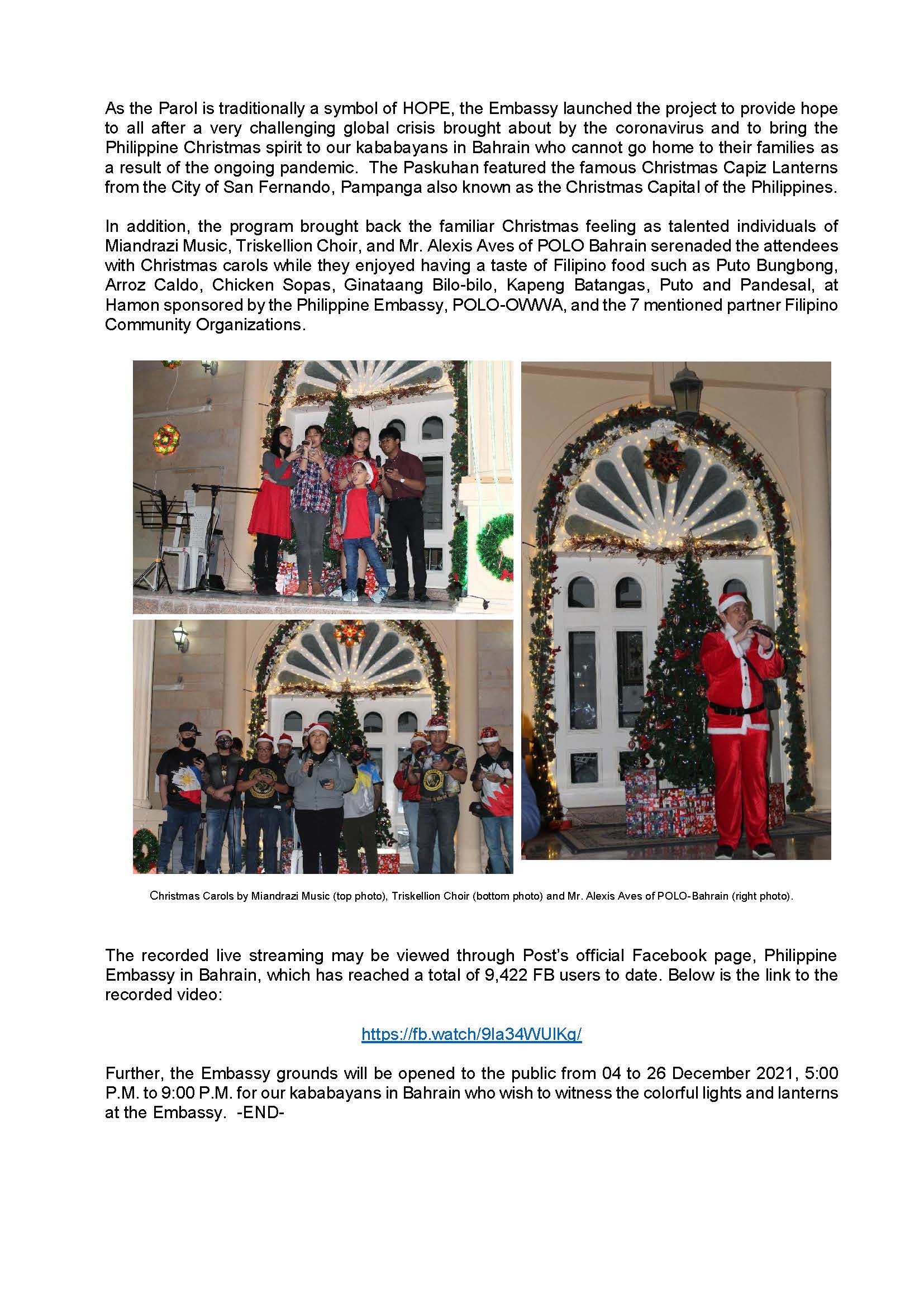 PR MPGC 042 2021 PHL EMBASSY IN MANAMA LAUNCHES PASKUHAN SA PASUGUAN 21 PAROL NG PAG ASA SA PANAHON NG PANDEMYA Page 2