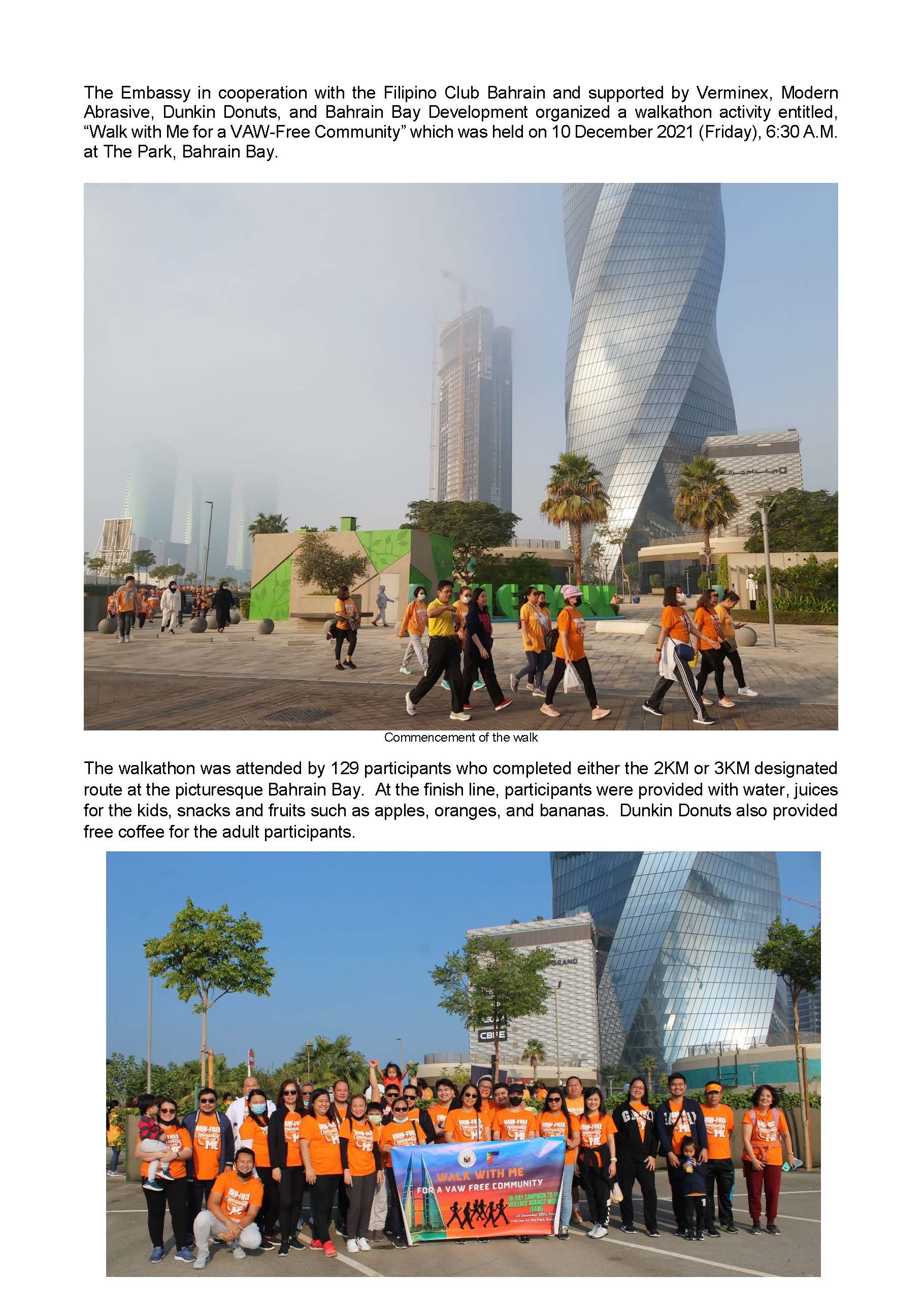 PR MPGC 044 2021 EMBASSY IN MANAMA HOLDS WALKATHON AND LEGAL FORUM TO CULMINATE 18 DAY CAMPAIGN TO END VIOLENCE AGAINST WOMEN Page 2