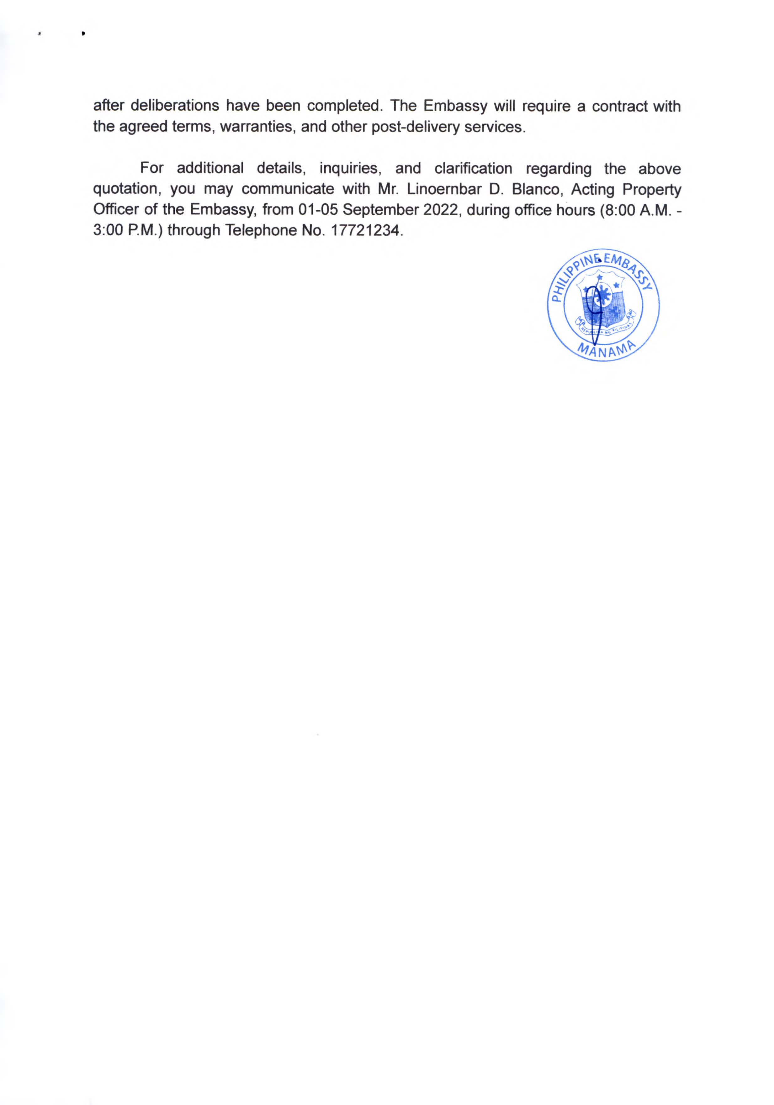 AJL 45 2022 Request Quotations for Procurement of Printing of Poster Poem Framing and Poem Printing Page 2
