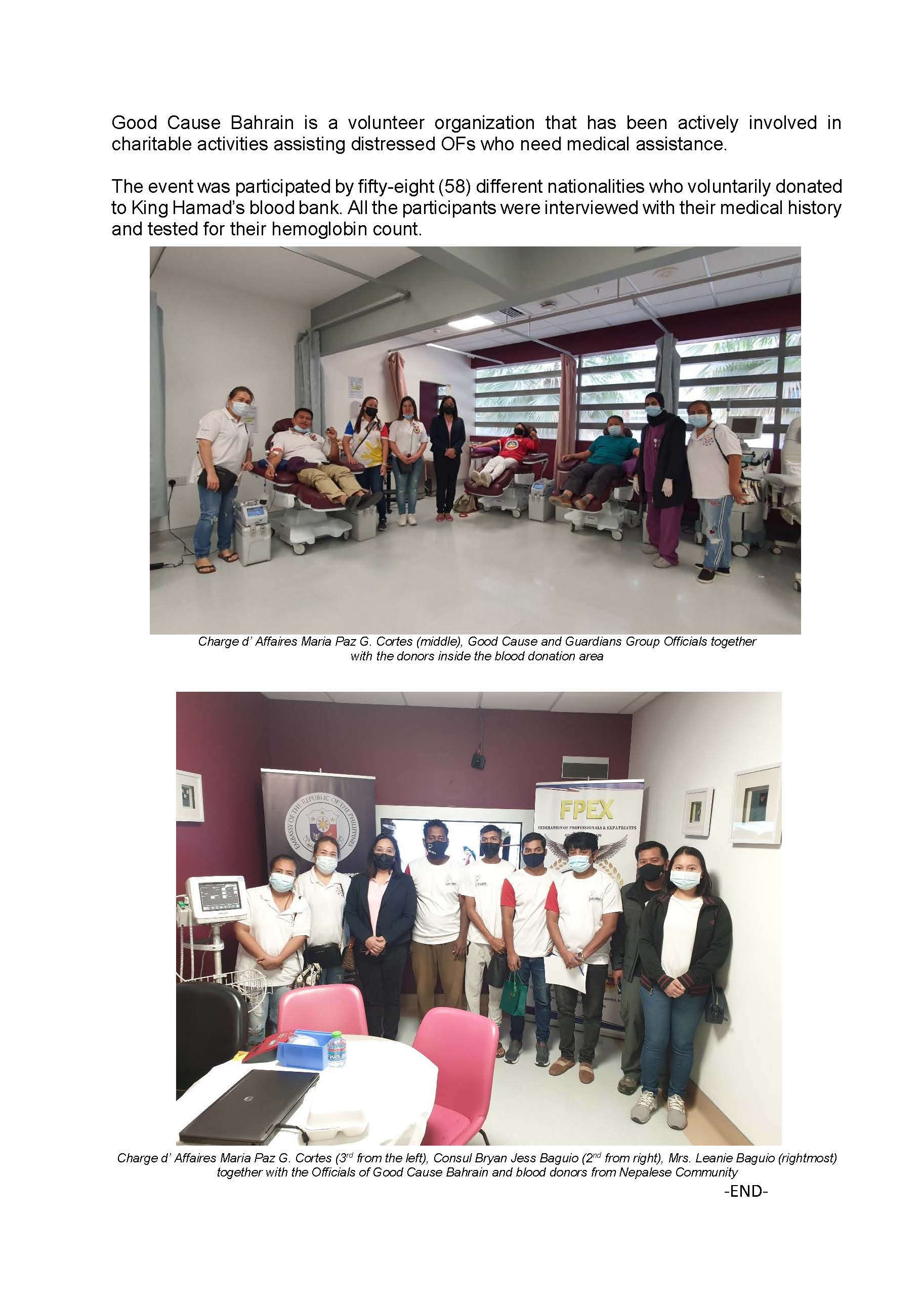 PR MPGC 18 2022 PHL EMBASSY SUPPORTS BLOOD DONATION DRIVE Page 2