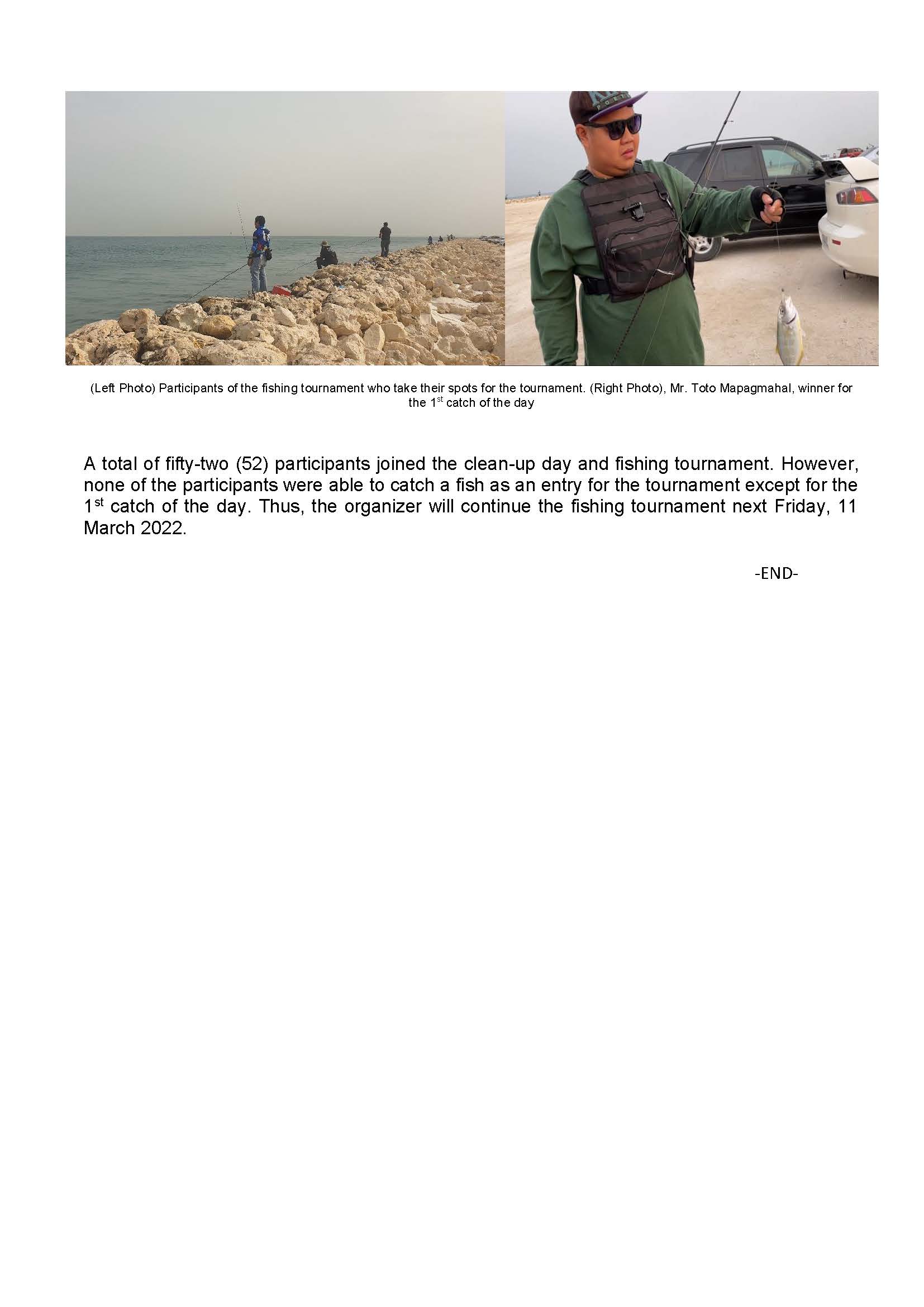 PR MPGC 19 2022 PHL Embassy Supports Pinoy Anglers BH Linis Muna Bago Itcha Beach Clean up Drive Page 2