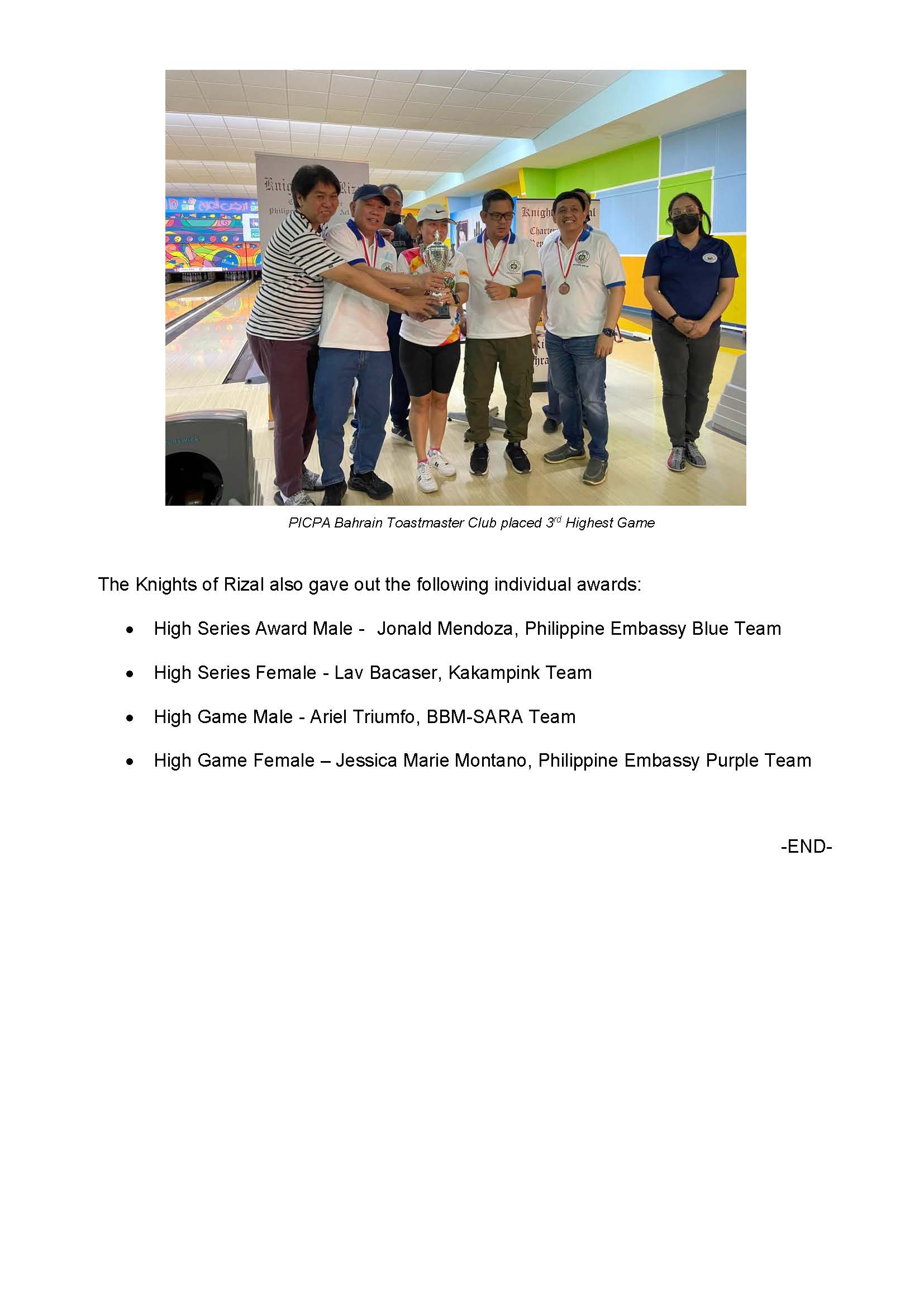 PR MPGC 22 2022 PHL EMBASSY SUPPORTS THE KNIGHTS OF RIZALS 2ND COMMANDERS CUP BOWL FOR A CAUSE TOURNAMENT Page 3