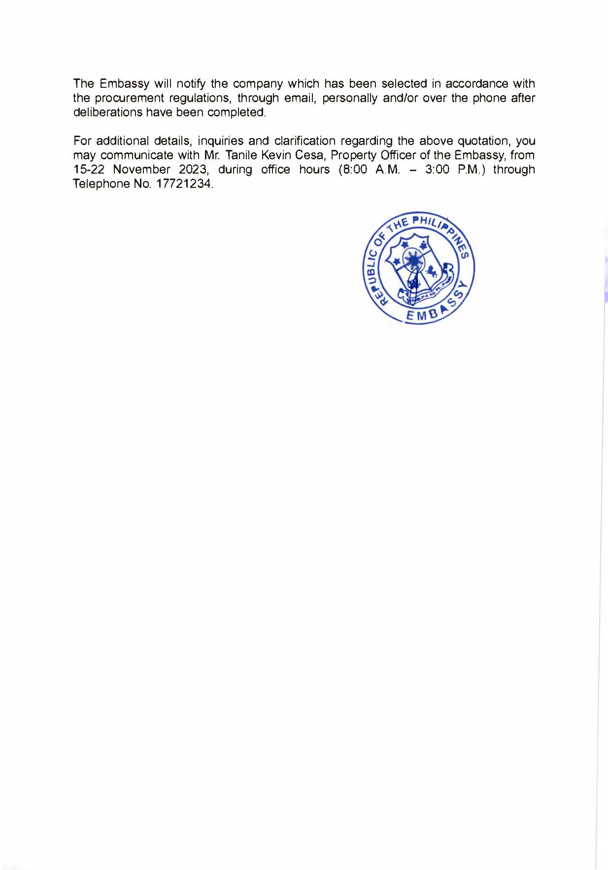 AJL 47 2023 Request for Quotations for the Procurement of Queue Management System Page 2