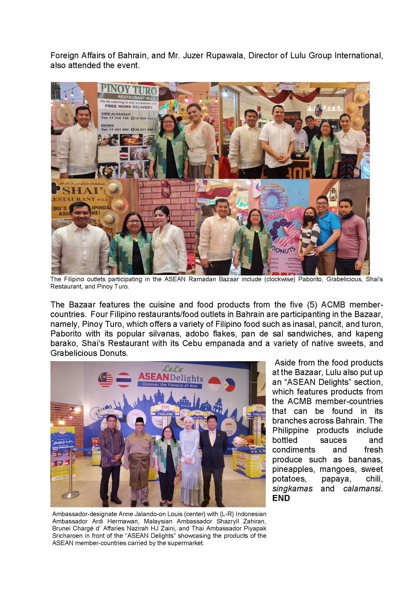 PR AJL 18 2023 PH CUISINE AND FOOD PRODUCTS FEATURED IN ASEAN RAMADAN BAZAAR IN BAHRAIN Page 2