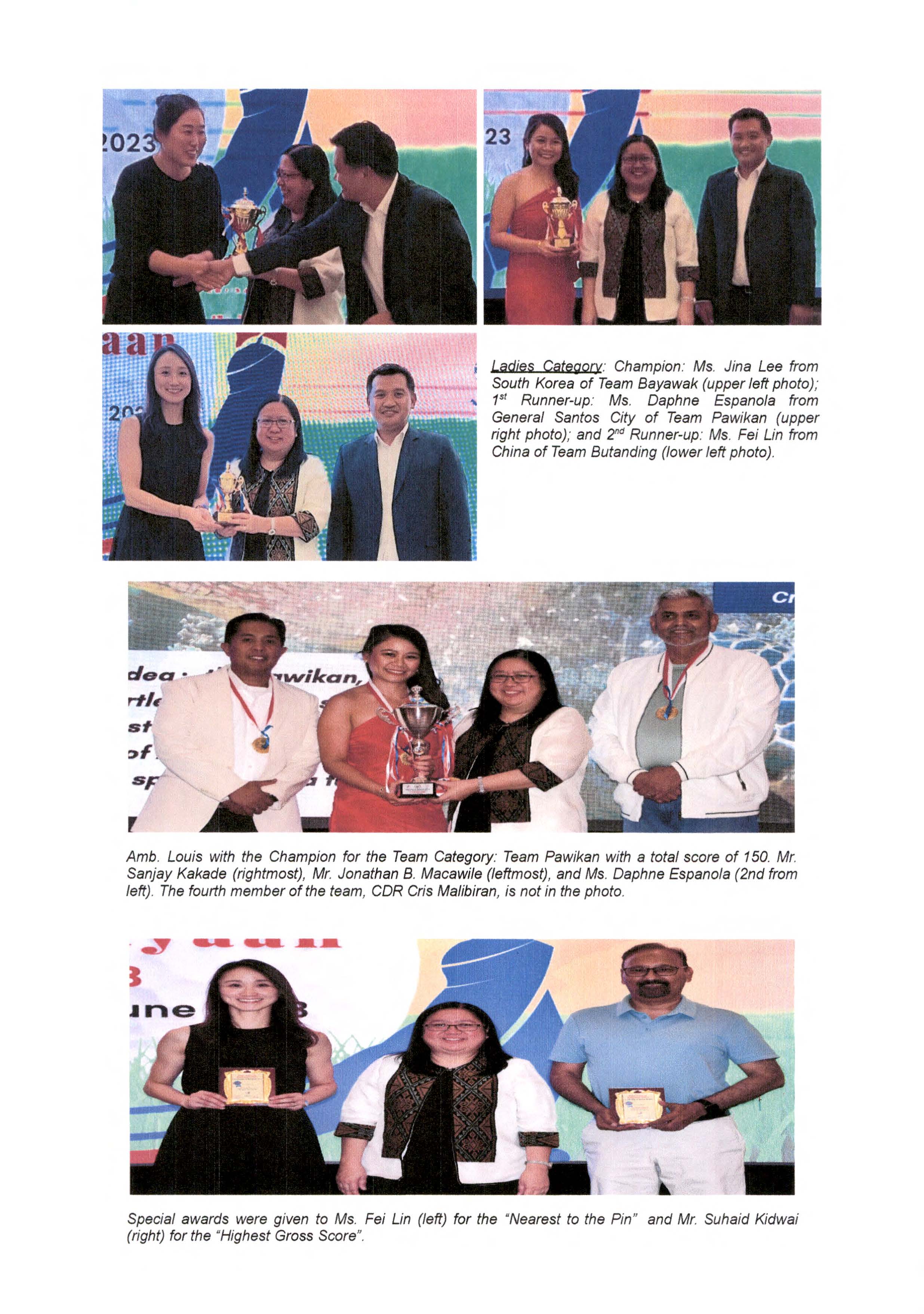 PR AJL 28 2023 PALO PARA SA KALAYAAN 2023 GOLF TOURNAMENT HELD IN BAHRAIN IN CELEBRATION OF THE 125TH ANNIVERSARY OF THE PROCLAMATION OF PH INDEPENDENCE Page 3