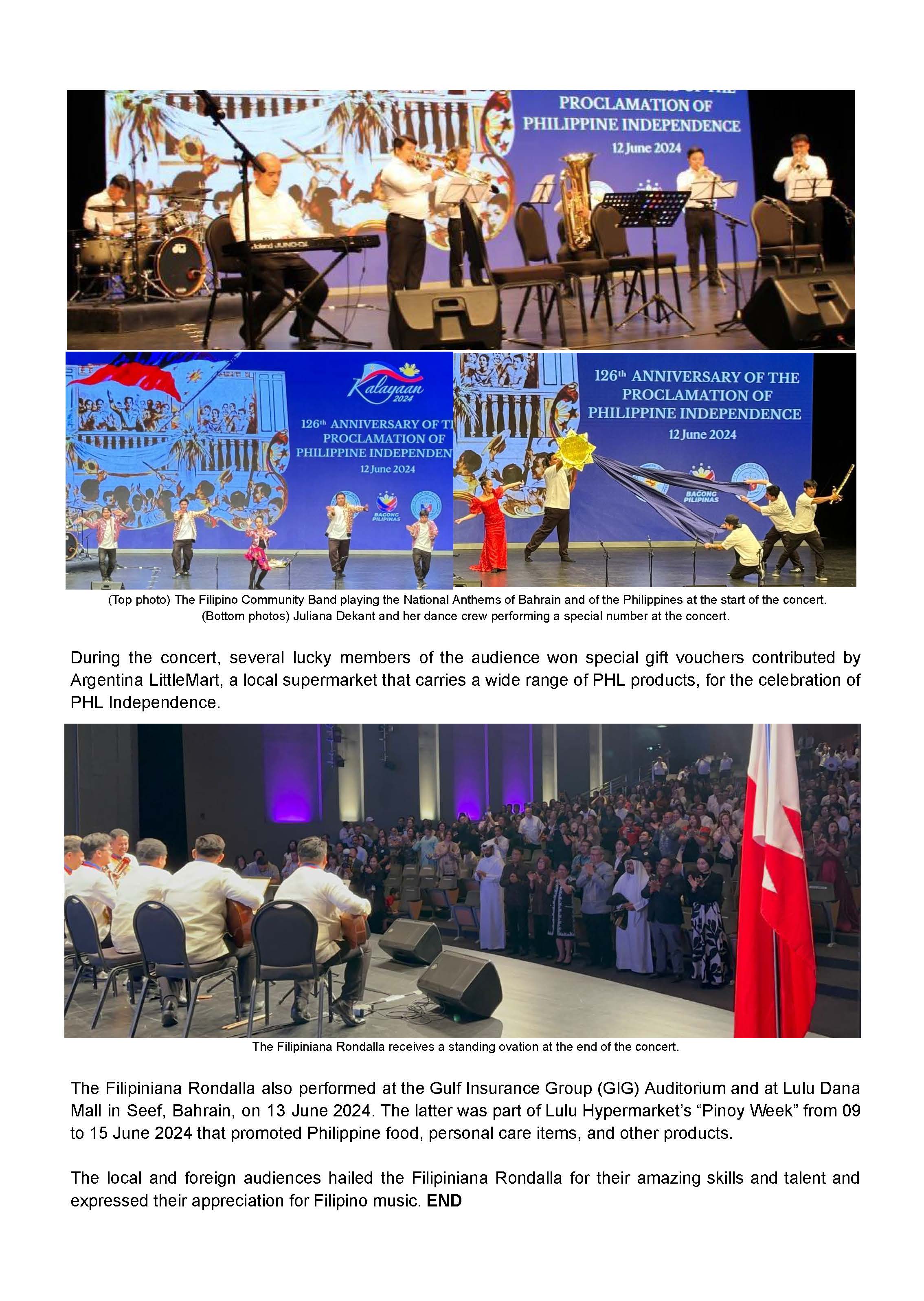 PR AJL 20 2024 PHL EMBASSY IN MANAMA BRINGS FILIPINIANA RONDALLA TO BAHRAIN IN A SHOWCASE OF FILIPINO MUSIC CULTURE AND TRADITIONS Page 3