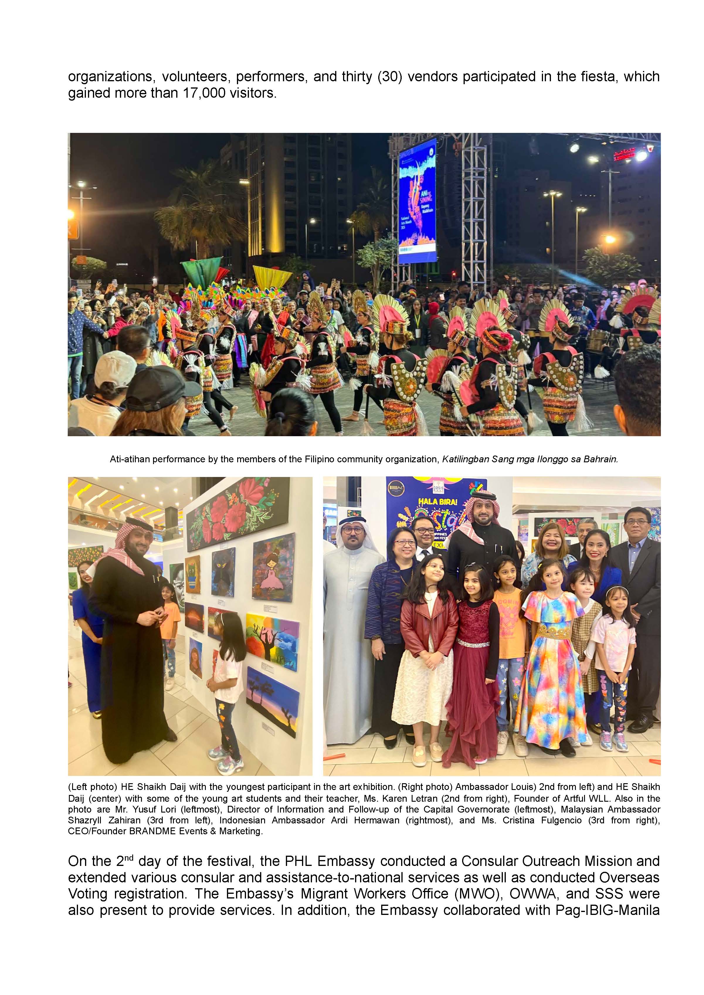 PR AJL 3 2024 THREE DAY PHL HALA BIRA FIESTA HELD IN JUFFAIR KINGDOM OF BAHRAIN ATTRACT MORE THAN 17000 VISITORS Page 2