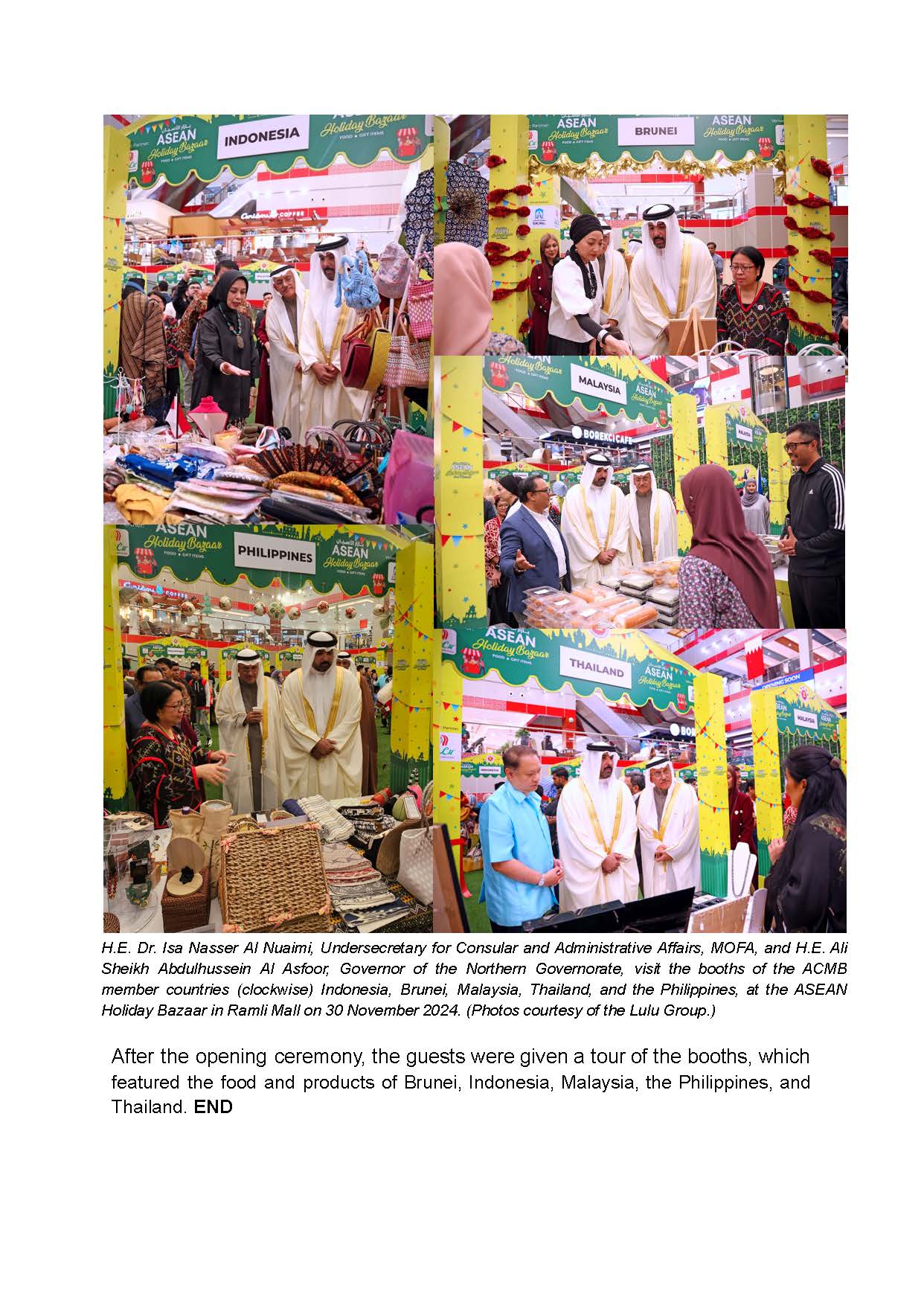 PR AJL 32 2024 PHL EMBASSY IN MANAMA SPEARHEADS ASEAN HOLIDAY BAZAAR HELD AT THE RAMLI MALL IN A ALI KINGDOM OF BAHRAIN ON 30 NOVEMBER 2024 Page 3