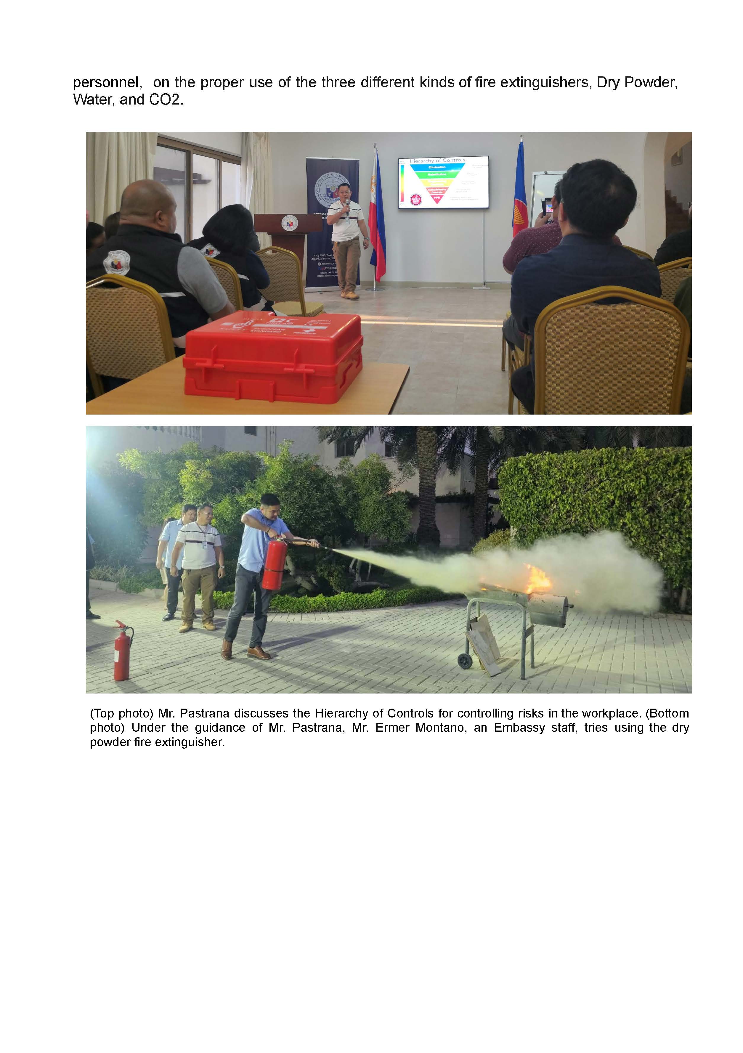 PR AJL 4 2024 PERSONNEL OF PHL EMBASSY IN MANAMA KINGDOM OF BAHRAIN ATTENDS GENERAL SAFETY TRAINING ON 21 FEBRUARY 2024 Page 2