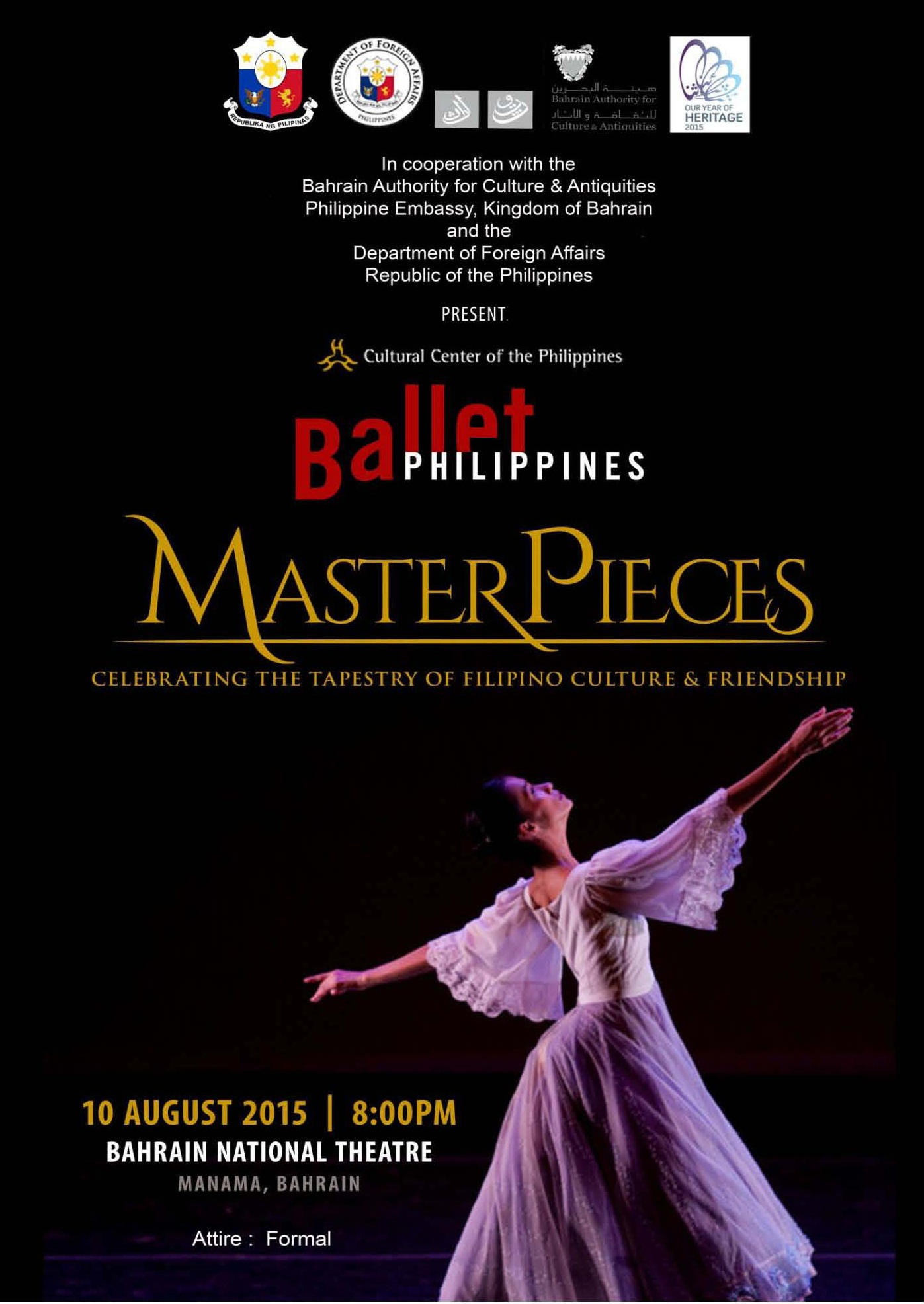 Ballet Philippines 2015  Manama Kingdom of Bahrain