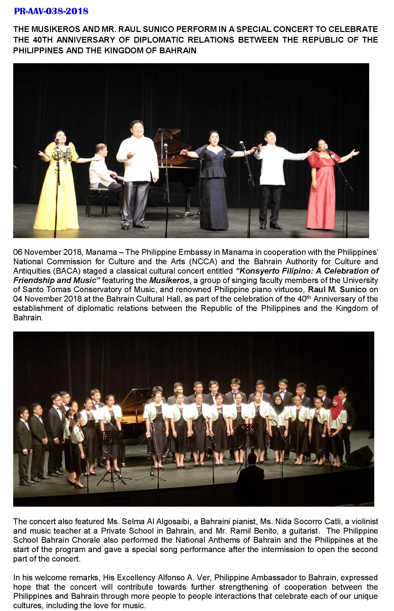 PR AAV 038 2018 CULTURAL CONCERT FEATURING THE MUSIKEROS ANS MR. RAUL SUNICO Page 1