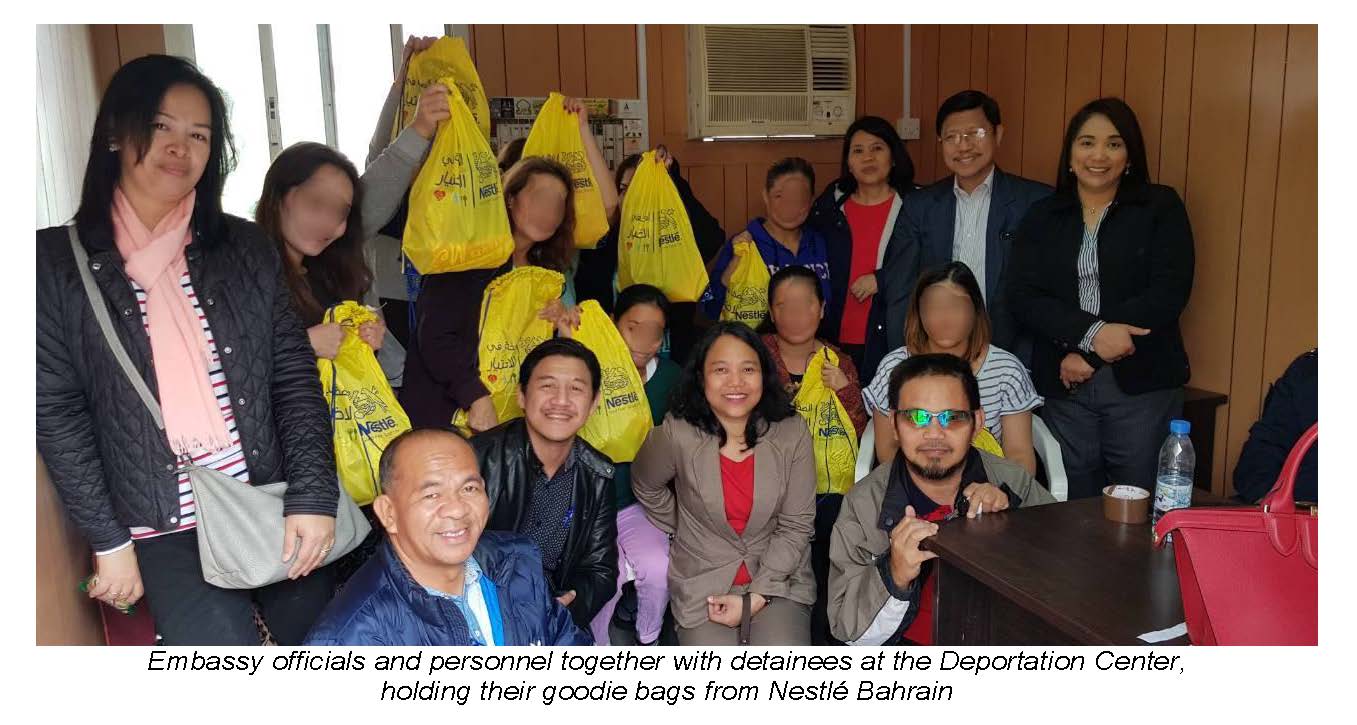 PR AAV 04 2019 PHILIPPINE EMBASSY HOLDS POST CHRISTMAS PROGRAM FOR FILIPINA DETAINEES AT BAHRAINS DETENTION FACILITIES Page 3