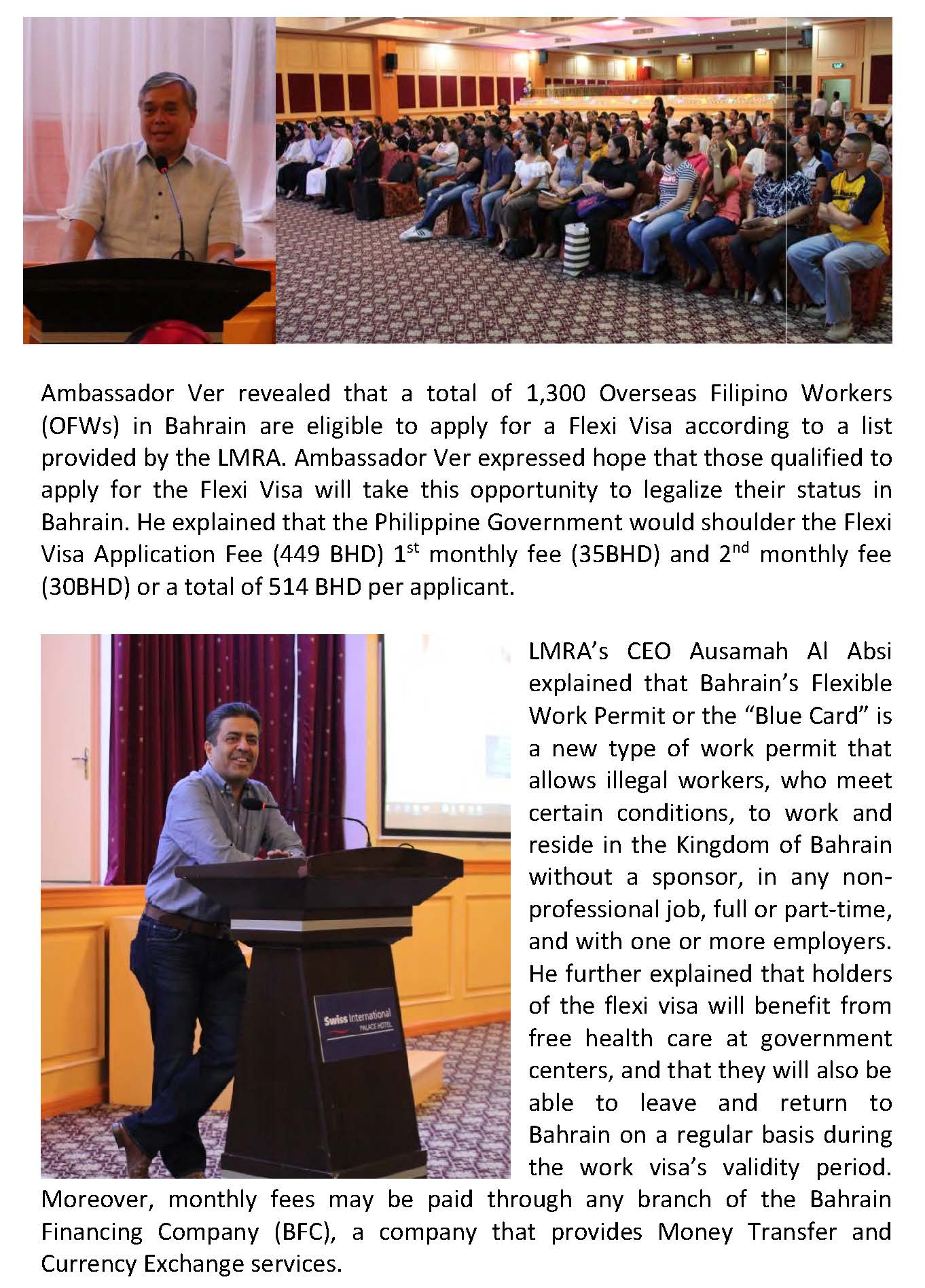 PR MPGC 030 2018 Phl. Embassy in Manama Bahrain Conducts Forum on Flexi Visa Page 2